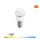 LÂMPADA ESFÉRICA LED E27 8,5W 880LM 3000K LUZ QUENTE Ø4,5X8,6CM E