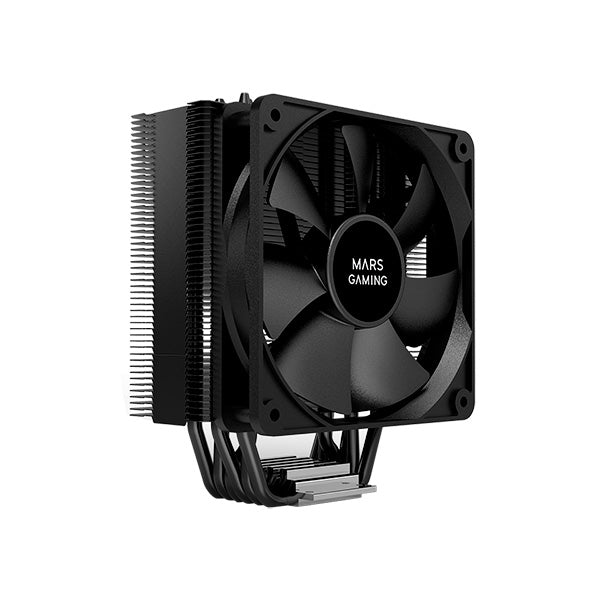 MARS GAMING MCPUPRO CPU COOLER, BLK, SILENT PWM FAN, 6X HEATPIPE,