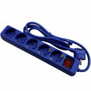 REGLETA CON INTERRUPTOR PHASAK BN 0825 5 TOMAS DE CORRIENTE CABLE