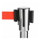 POSTE SEPARADOR INOX FITA VERMELHA EXTENSÍVEL 2M X 5MM