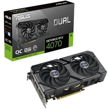 TARJETA GRÁFICA ASUS DUAL GEFORCE RTX 4070 EVO OC EDITION 12GB GD