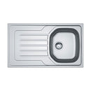 FRANKE BANCA ONDA LINE INOX ESC. ESQ.