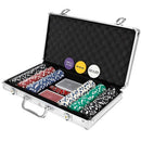 CONJUNTO DE POKER TEXAS STONG 300 FICHAS + MALA