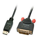 Lindy 41489 adaptador de cabo de vídeo 0,5 m DisplayPort DVI-D Pr