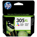 HP Tinteiro Original 305XL Tricolor de elevado rendimento