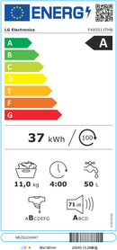 MÁQUINA DE LAVAR ROUPA LG F4X5511THB( 1400 RPM - 11 KG - BRANCO