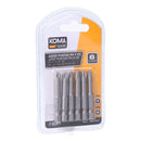 JOGO DE 6 PONTEIRASPH 1-2-3 PZ 1-2-3 X 50MM KOMA TOOLS
