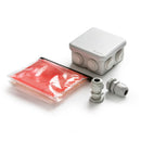 CAIXA ESTANQUE QUADRADA IP68 80 X 80 X 36 MM + GEL ISOLANTE IP68