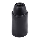 SOQUETE PARA LÂMPADA TERMOPLÁSTICA LISA E14, Ø27 X 53 MM, PRETO