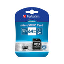 TARJ. MEM. VERBATIM MICRO SD 64 GB CON ADAPTADOR