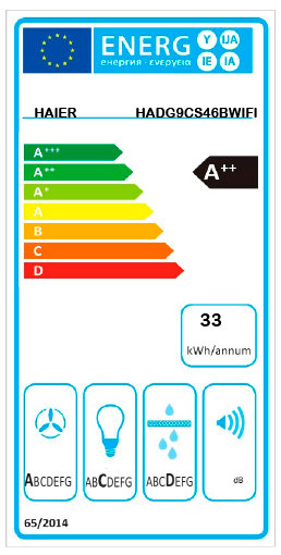 CHAMINÉ HAIER - HADG9CS46BWIFI