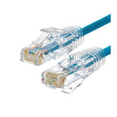 WP RACK CHICOTE CAT6 U-UTP SLIM AWG287 CU LSZH 50U GOLD PLATED 1M