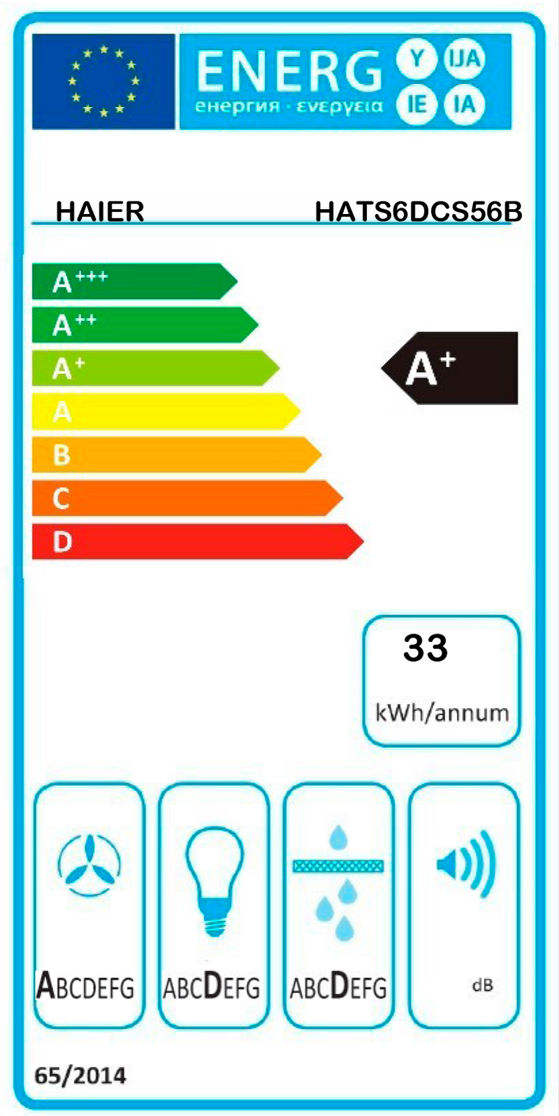 CHAMINÉ HAIER - HATS6DCS56B