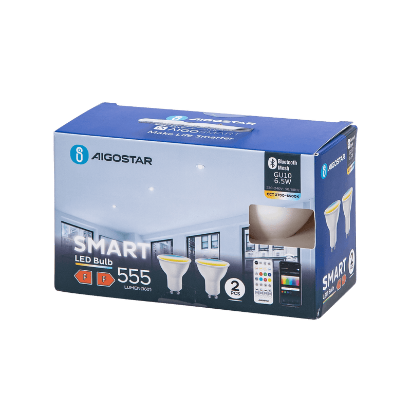 BLUETOOTH SMART GU10 6-PACKCOM CONTROLE REMOTOCOM PORTA DE ENTRAD