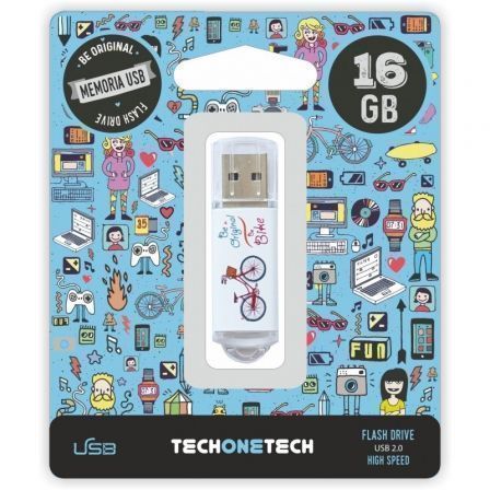 PENDRIVE 16GB TECH ONE TECH BE BIKE USB 2.0