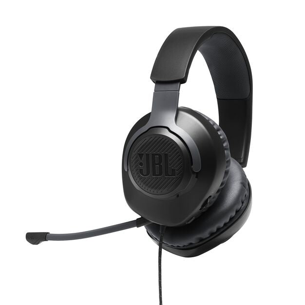 AUSCULTADORES GAMING C FIO JBL QUANTUM 100 OVER EAR BLACK