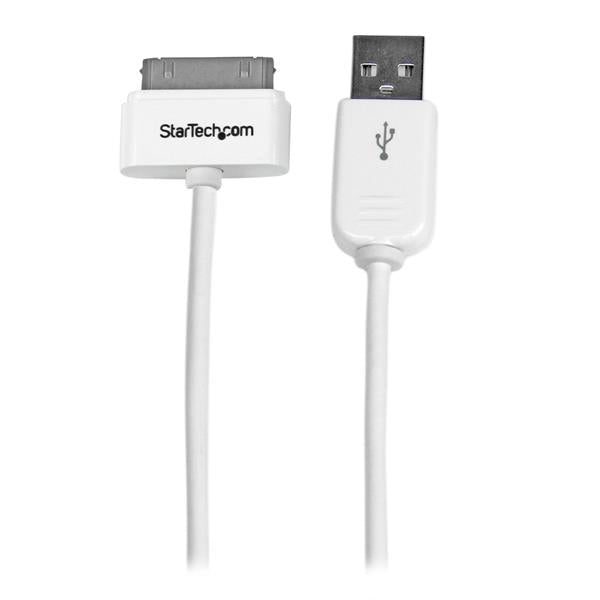 StarTech.com USB2ADC1M cabo para telemóvel Branco 1 m USB A Apple