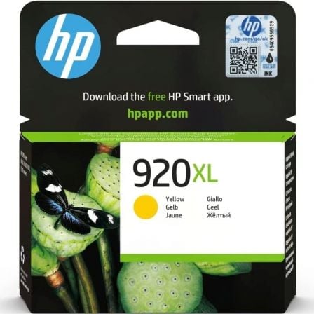 HP Tinteiro Original 920XL Amarelo de elevado rendimento