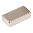 ÍMAN NEODÍMIO BLOCO IM30 NÍQUEL 40 X 20 X 10 MM