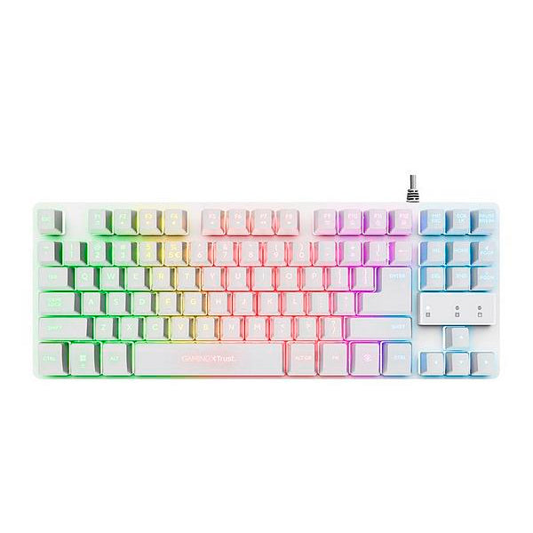 TECLADO TRUST GXT833W THADO, WHITE