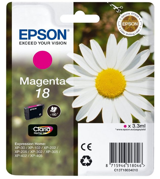 Epson Daisy C13T18034012 tinteiro 1 unidade(s) Original Rendiment