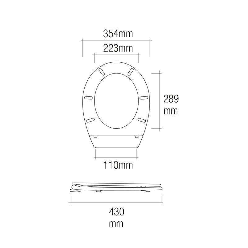 ASSENTO WC TOP BRANCA 1390G COM PARAFUSOS EDM