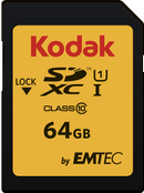 TARJ. MEM. KODAK SD 64GB UHS-I U1 V10