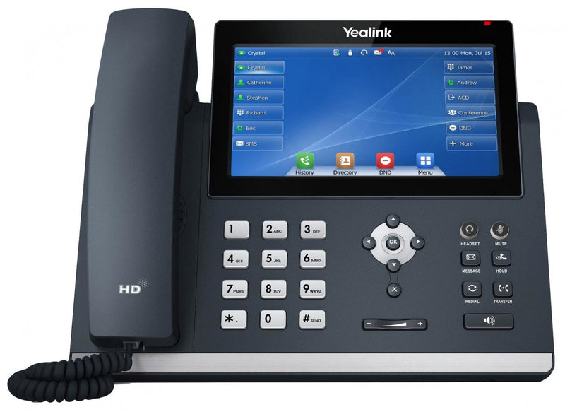 Yealink SIP-T48U telefone IP Cinzento LED Wi-Fi