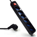 Ewent EW3924 extensão elétrica 1,5 m 6 tomada(s) CA Preto