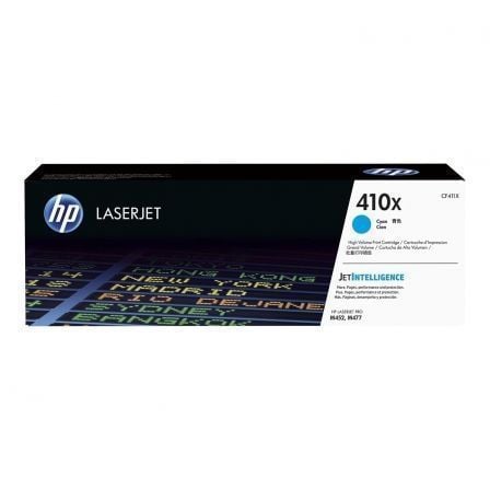 TONER HP LASERJET 410X CYAN DE ELEVADO RENDIMENTO