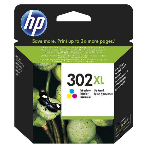 HP TINTEIRO AZUL MAGENTA AMARELO  Nº302XL