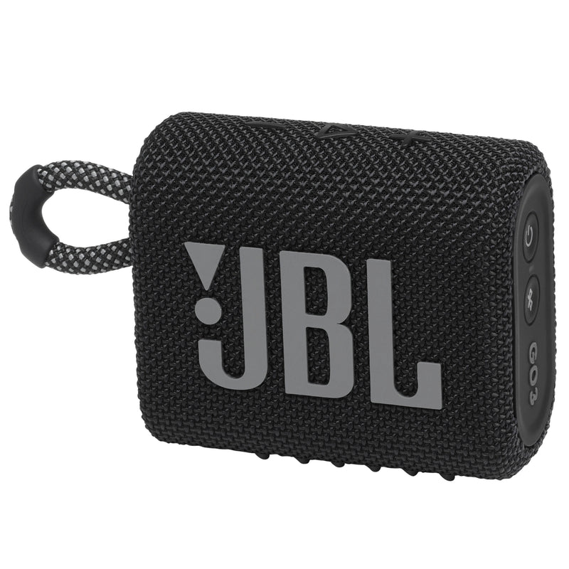 COLUNA PORTÁTIL JBL GO 3 BT IPX7 ,USB-C PRETA