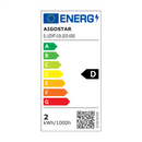 LUZ DE PAREDE LED DE MADEIRA E METAL, 6,5W, 6500K