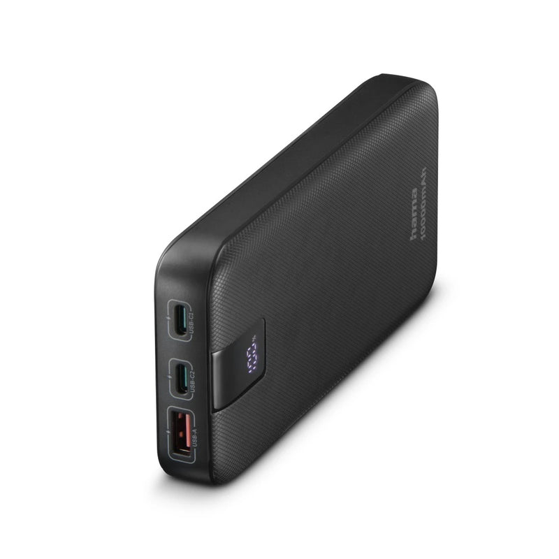 POWERBANK POWER PACK HAMA "PD 10", 10000MAH, PRETO - 201718