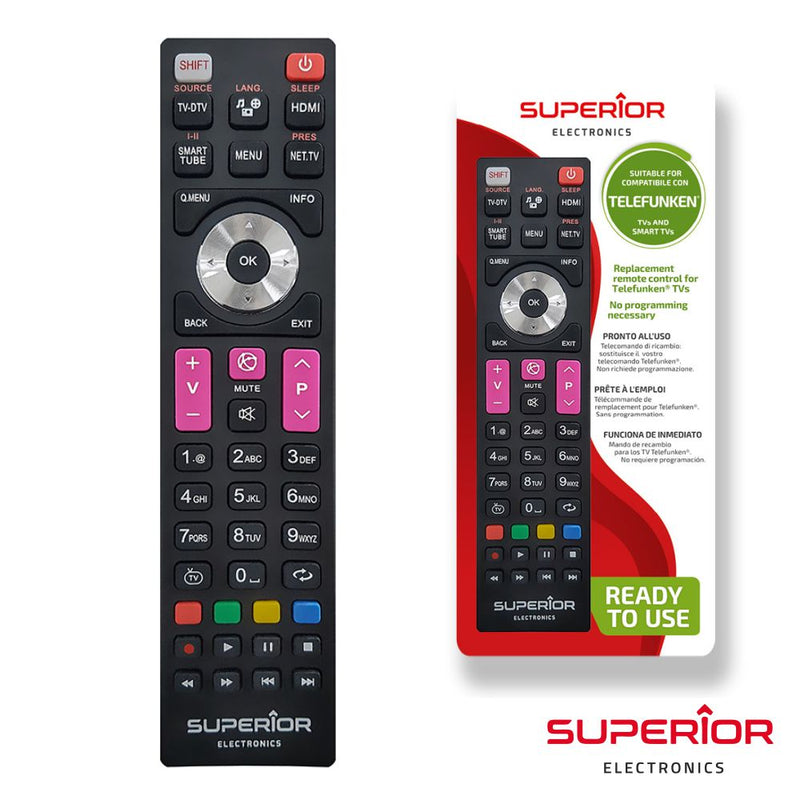 COMANDO TV UNIVERSAL LCDLED TELEFUNKEN SMART TV