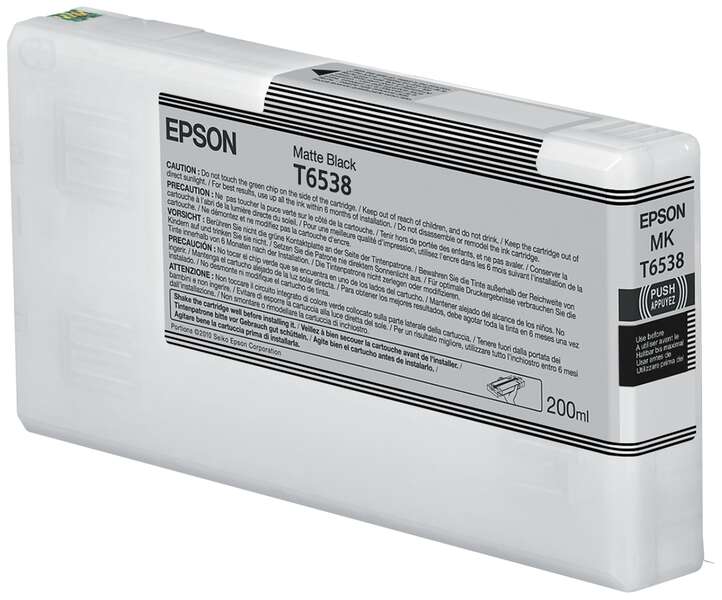 Epson T6538 Tinteiro Preto Mate (200 ml)