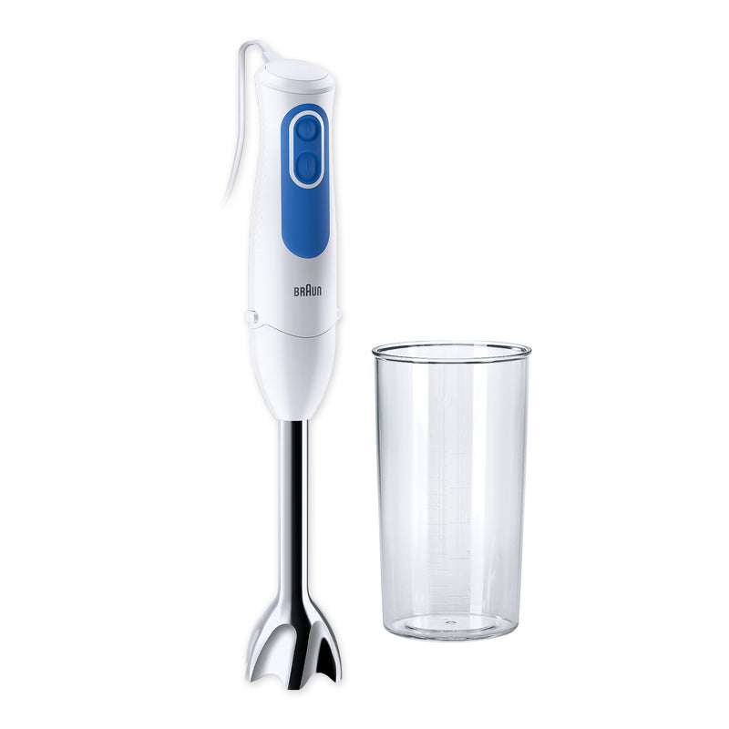 Braun MQ 3000 WH Smoothie+ 0,6 l Varinha mágica 700 W Azul, Branc