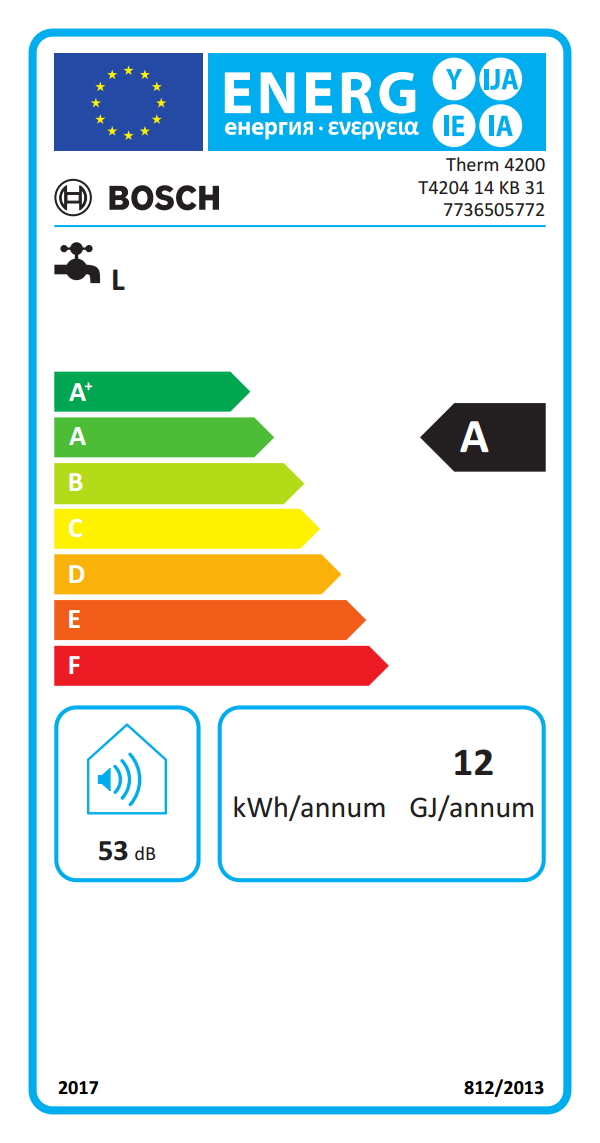 ESQUENTADOR BOSCH THERM 4200 - T4204 14 KB 31 - G. BUT