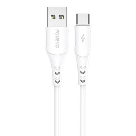 CABO USB PARA USB-C FONENG, X81 2.1A, 1M BRANCO