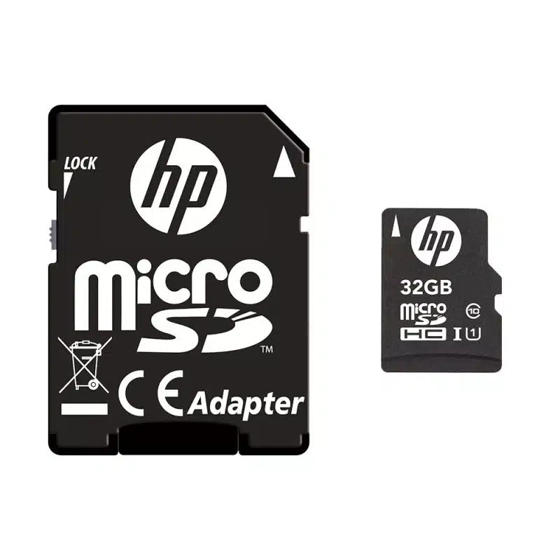 MICRO SD HP 32GB UHS-I U1 COM ADAPTADOR SD