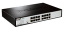 D-Link DGS-1016D/E switch de rede Não-gerido Preto, Metálico