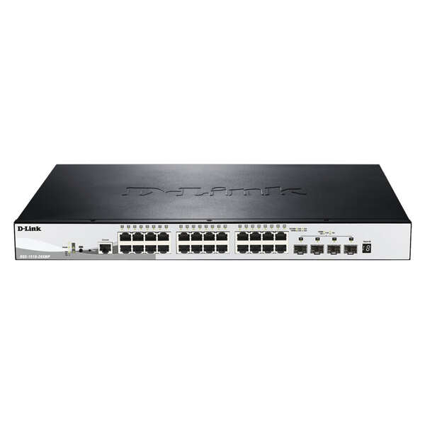 28-PORT GIGABIT STACKABLE POE SMART PRO INCL. 4 10G SFP+ (370W)