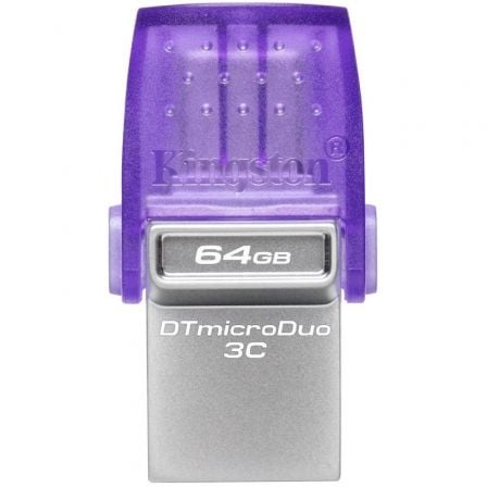 PEN DRIVE KINGSTON 64GB DATATRAVELER MICRODUO 3C USB 3.2  DUAL-TY