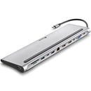 DOCKING USB TIPO-C NGS WONDERDOCK12 3XUSB 2XHDMI 1XVGA 1XRJ45 1XL
