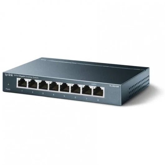 TP-Link TL-SG108S Não-gerido L2 Gigabit Ethernet (10/100/1000) Pr