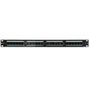 WP RACK PATCH PANEL 19" 1U 24P RJ45 CAT6A UTP C CABLE MANAGEMENT