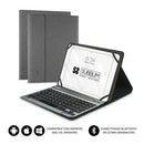 CAPA COM TECLADO PARA TABLET SUBBLIM KEYTAB PRO BLUETOOTH CINZA