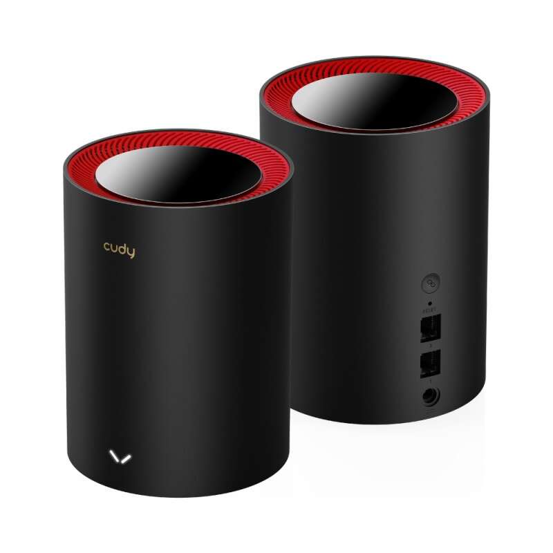 PACK DE 2 SISTEMAS WIFI 6 MESH CUDY AX3000 2.5G DUAL BAND