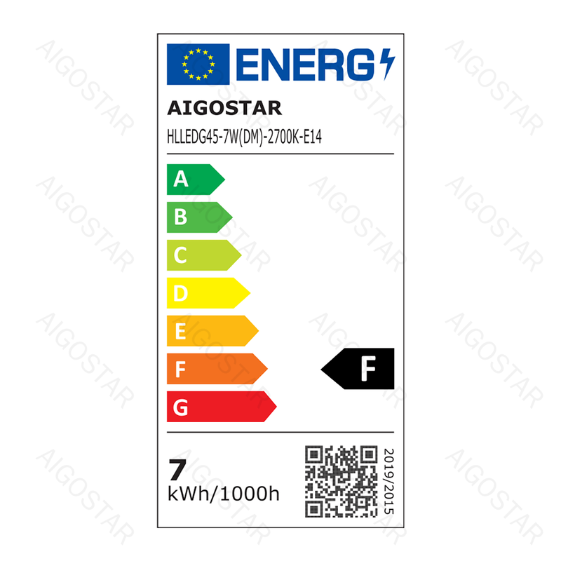 LÂMPADA LED REGULÁVEL G45 E14 7W 2700K