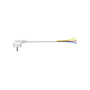 CABO COM FICHA TIPO F 2M 3X1.5MM 4,8MM 16A 250V T/TL BRANCO. SOLE